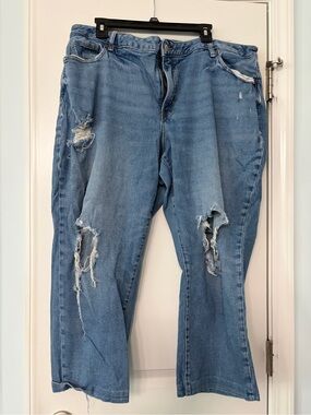 Old Navy Light Blue Straight Leg Jeans